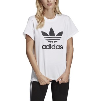 Clothing Women Short-sleeved t-shirts adidas Originals Originals Boyfriend White
