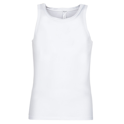 Clothing Men Tops / Sleeveless T-shirts Hom SUPREM COTTON TANKTOP White