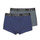 Underwear Men Boxer shorts Hom HOM BOXERLINES BOXER BRIEF HO1 PACK X2 Grey / Marine