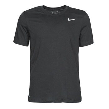 Clothing Men Short-sleeved t-shirts Nike M NK DRY TEE DFC CREW SOLID Black / White