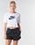 Clothing Women Short-sleeved t-shirts Nike W NSW TEE ESSNTL CRP ICN FTR White / Black