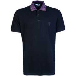 Clothing Men Short-sleeved polo shirts Versace Jeans Couture V800543ZVJ00068_v1008black black