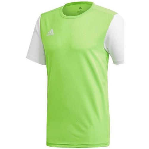 Clothing Men Short-sleeved t-shirts adidas Originals Estro 19 Green, White