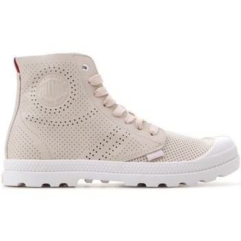 Palladium  Pampa Mid LP Perf  women's Shoes (High-top Trainers) in Beige