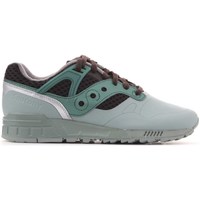 Shoes Men Low top trainers Saucony Grid Green, Brown
