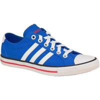 Shoes Children Low top trainers adidas Originals Vlneo 3 Stripes LO K White, Blue