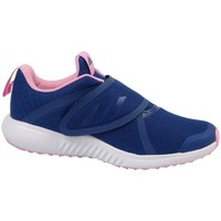 Shoes Girl Running shoes adidas Originals Fortarun X CF K Yellow, Navy blue