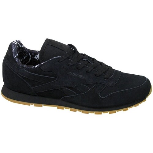 Shoes Children Low top trainers Reebok Sport CL Leather Tdc Black
