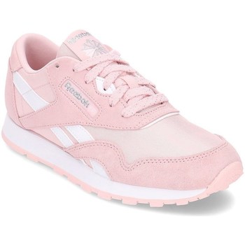 Shoes Children Low top trainers Reebok Sport Classic Nylon Pink