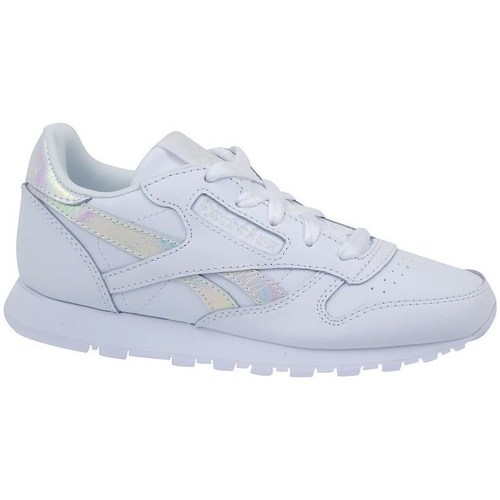 Shoes Children Low top trainers Reebok Sport Classic Leather White