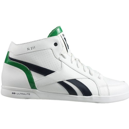 Shoes Children Hi top trainers Reebok Sport SL 211 Ultralite Green, White, Navy blue