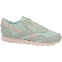 Shoes Women Low top trainers Reebok Sport CL Nylon Celadon, Pink