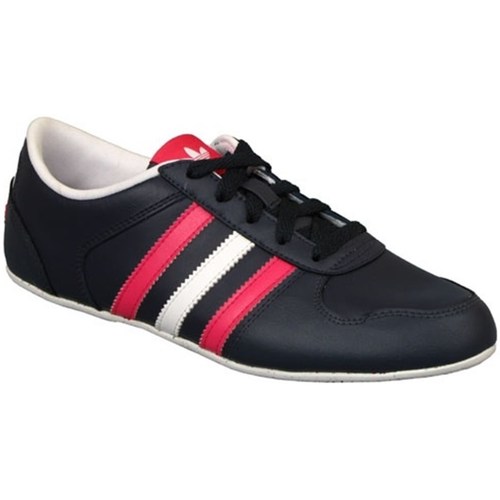 Shoes Women Low top trainers adidas Originals Adiline W Black, White, Red