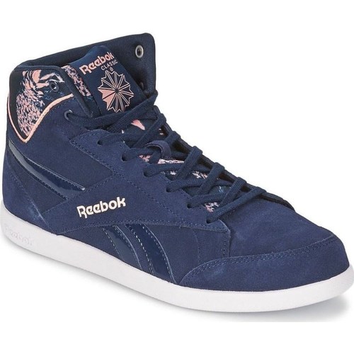 Shoes Women Hi top trainers Reebok Sport Fabulista Mid II Navy blue, Pink