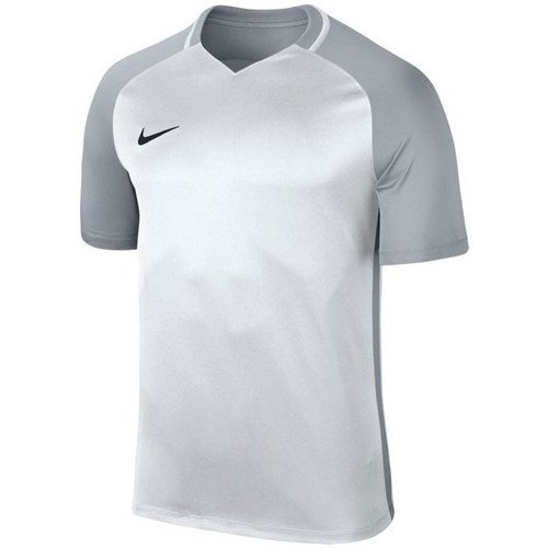 Clothing Boy Short-sleeved t-shirts Nike JR Dry Trophy Iii Jersey Silver, Grey