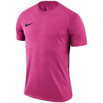 Clothing Boy Short-sleeved t-shirts Nike JR Tiempo Prem Pink