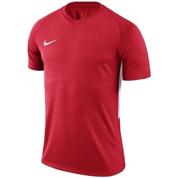 Clothing Boy Short-sleeved t-shirts Nike JR Tiempo Prem Red