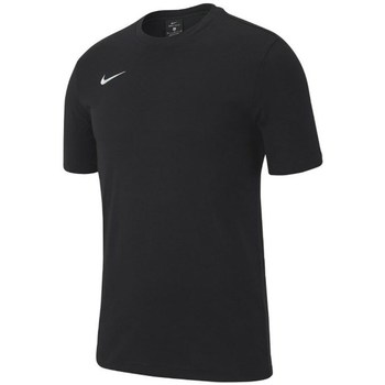 Clothing Boy Short-sleeved t-shirts Nike JR Team Club 19 Black