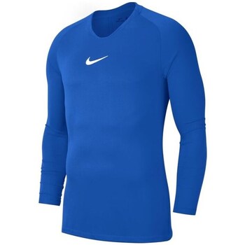 Clothing Boy Short-sleeved t-shirts Nike JR Dry Park First Layer Blue