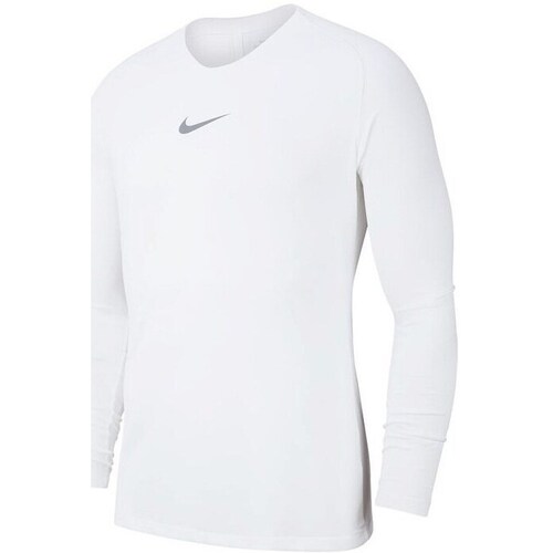 Clothing Boy Short-sleeved t-shirts Nike JR Dry Park First Layer White