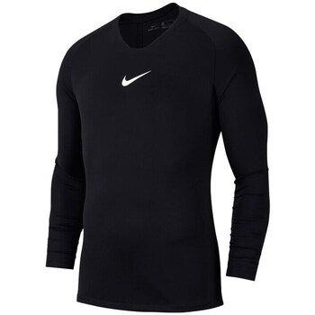 Clothing Men Long sleeved tee-shirts Nike JR Dry Park First Layer Black