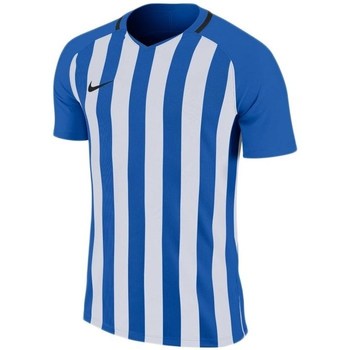 Clothing Men Short-sleeved t-shirts Nike Striped Division Iii White, Blue