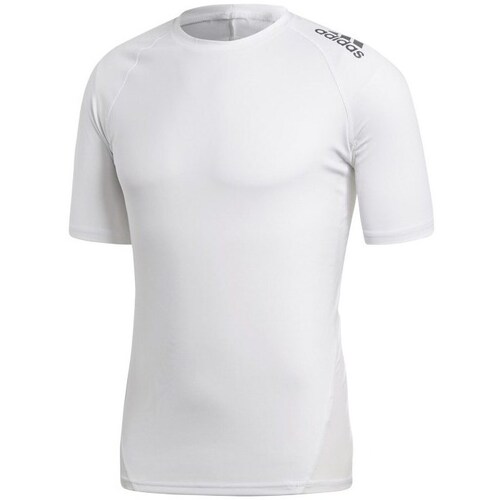 Clothing Men Short-sleeved t-shirts adidas Originals Alphaskin Sport White