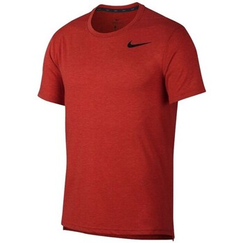Clothing Men Short-sleeved t-shirts Nike Breathe Top SS Hyperdry Red