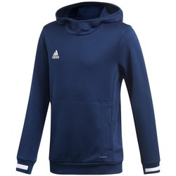 Clothing Boy Sweaters adidas Originals JR Team 19 Hoody Navy blue