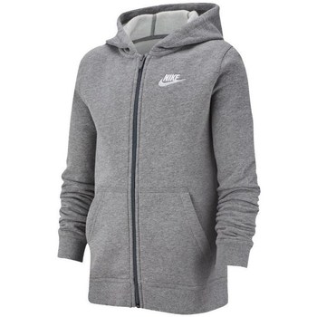 Clothing Boy Sweaters Nike JR Nsw Hoodie Club Grey