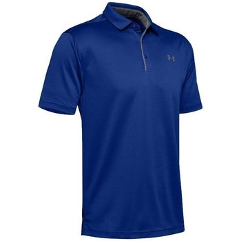 Clothing Men Short-sleeved t-shirts Under Armour Tech Polo Blue
