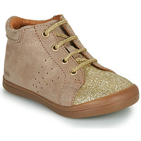 Shoes Girl Mid boots GBB NAHIA Beige / Gold