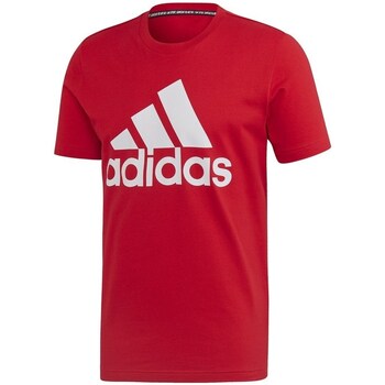 Clothing Men Short-sleeved t-shirts adidas Originals MH Bos Tee Red
