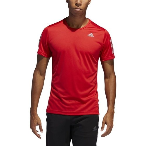 Clothing Men Short-sleeved t-shirts adidas Originals Own The Run Tee Red
