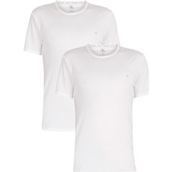Clothing Men Short-sleeved t-shirts Calvin Klein Jeans 2 Pack Crew T-Shirt white