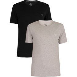 Clothing Men Short-sleeved t-shirts Calvin Klein Jeans 2 Pack Crew T-Shirt multicoloured