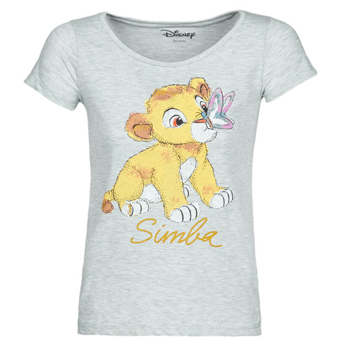 Clothing Women Short-sleeved t-shirts Yurban THE LION KING Grey