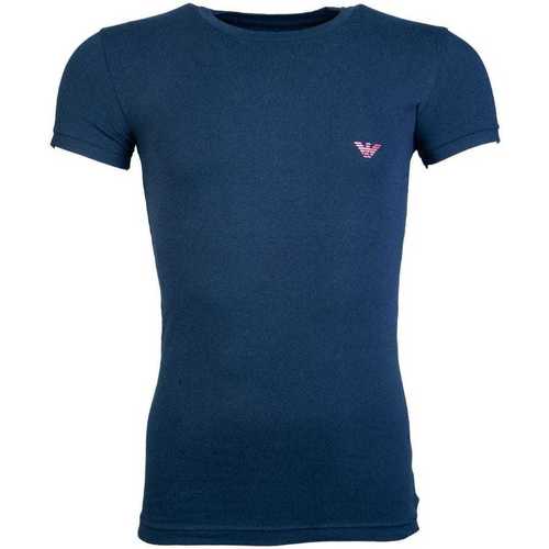Clothing Men Short-sleeved t-shirts Armani 1110359A725_00135navyblue blue