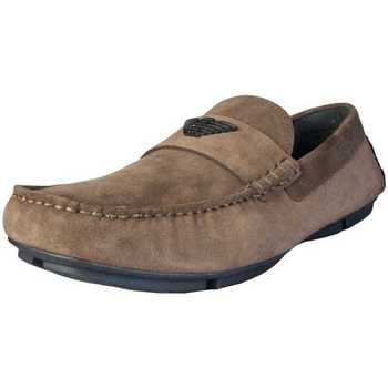 Shoes Men Loafers Emporio Armani X4B124XF188_00494khaki green