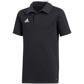 Clothing Boy Short-sleeved t-shirts adidas Originals Condivo 18 Cotton Polo Black