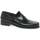 Shoes Men Derby Shoes & Brogues Loake Princeton Leather Moccasin Shoes Black
