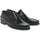 Shoes Men Derby Shoes & Brogues Loake Princeton Leather Moccasin Shoes Black