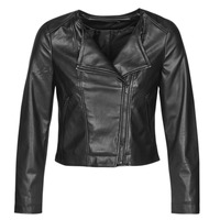 Clothing Women Leather jackets / Imitation leather Only ONLDALY Black