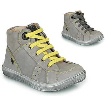 GBB  ANGELITO  boys's Children's Shoes (High-top Trainers) in Grey. Sizes available:7.5 toddler,9 toddler
