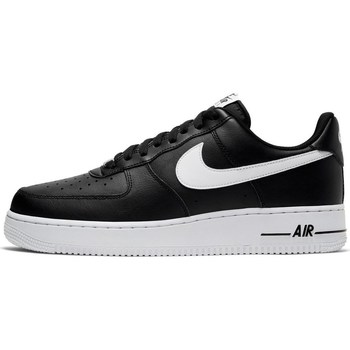 Shoes Men Low top trainers Nike Air Force 107 AN20 Black