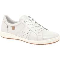 Shoes Women Low top trainers Josef Seibel Caren 01 Womens Casual Trainers white