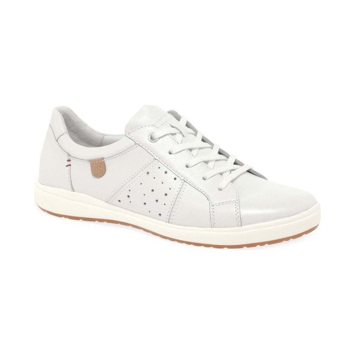 Shoes Women Derby Shoes & Brogues Josef Seibel Caren 01 Womens Casual Trainers White