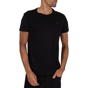 Gant 2 Pack Lounge Crew Neck T-Shirts black
