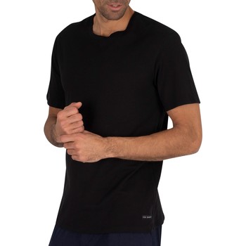 Clothing Men Short-sleeved t-shirts Ted Baker 3 Pack Lounge Crew T-Shirts black