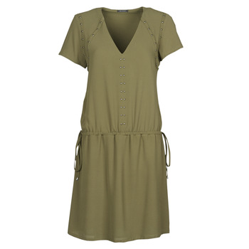 Clothing Women Short Dresses Ikks BR30015 Kaki